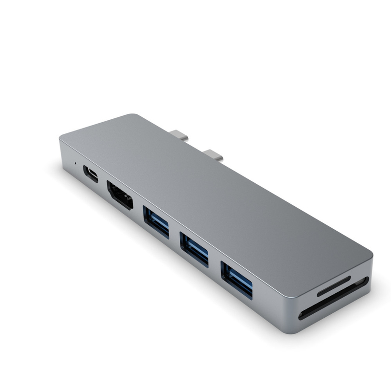 USB-C Hub 7-in-2 Thunderbolt 3 ile uyumlu USB C Port 4K Mackbook MacBook Pro için HDMI