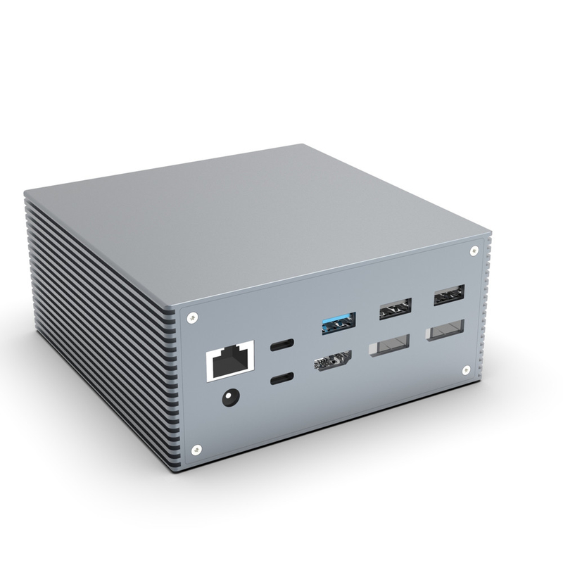 16 In 1 Thunderbolt 4 Docking Station 3 Monitörler Mac USB 3.0 Evrensel dizüstü bilgisayar DP DC güç kaynağı ile USB C
