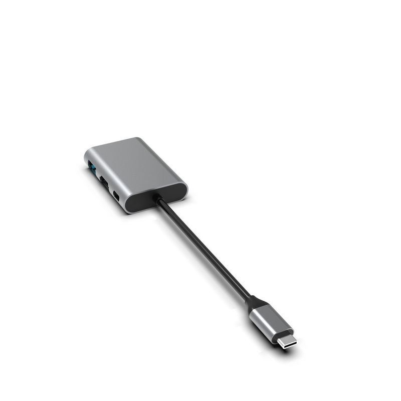 USB 3.0 İkili HDMI Adaptörü USB C PD 100w Değiştiricisi 4K Port USB HUB 3 Port