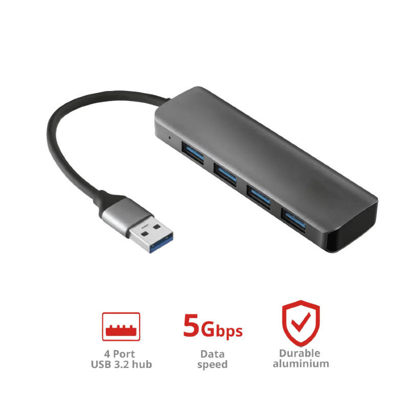 Adaptör USB A Usb C USB A 3.0x4 Hub Masaüstü Ayarları için