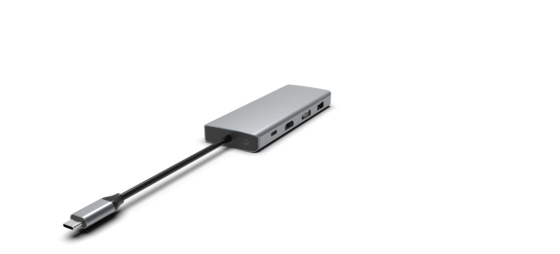 MacBook dizüstü bilgisayarlar için USB C Hub Doklama İstasyonu Windows için USB C Hub Adaptörü