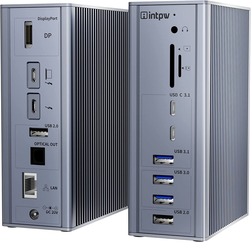 USB C Doklama İstasyonu Thunderbolt 4 HDMI 8K 60Hz USB4 40Gbps 20 Çoklu Port Türü C PD Rj45 HUB USB C 3.2 Gen 2