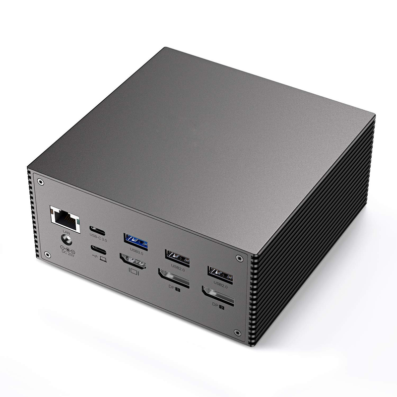 Akıllı ısı dağılımı 4K çözünürlüklü HDMI Video Çıkış Alanı ile USB C Doklama İstasyonu