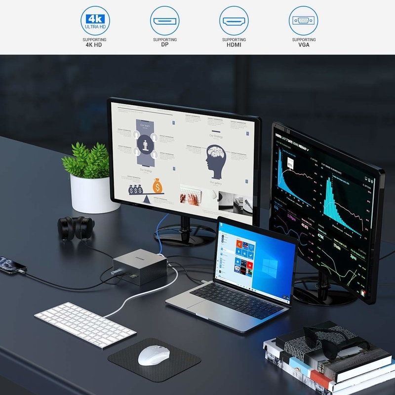 16 In 1 USB C Hub Type-C To PD HDMI USB3.0 USB2.0 USB-C SD TF RJ45 Doklama İstasyonu