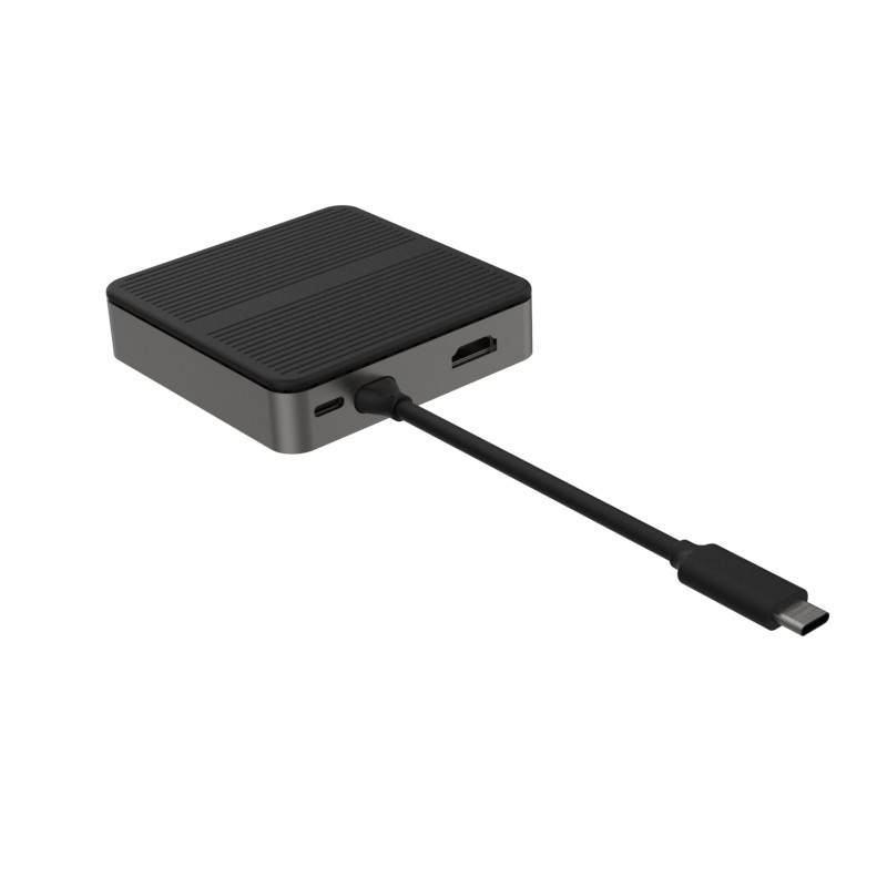 RJ45 PD 100W SD TF 3xUSB 3.0 Docking Hdmi Hub Usb C A ile Çifte HD 4K Tip C Dokları
