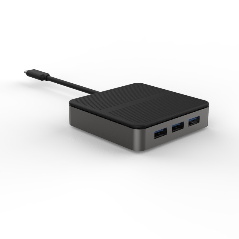 Type C Square 9 In 1 USB C HUB HD 4K Type C Dokları RJ45 PD 100W 3xUSB 3.0 Doklama Sta