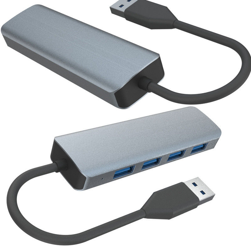 Hepsi Birde USB A Hub Çoklu USB 3.0 Hub Zorsuz Veri Taşıma 5Gbps Güç Destek Mac