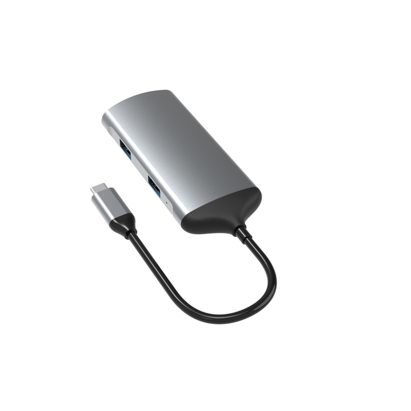 9 In 1 DisplayLink Docking Station USB C Laptop Bilgisayar Notebook için Ses Portlu
