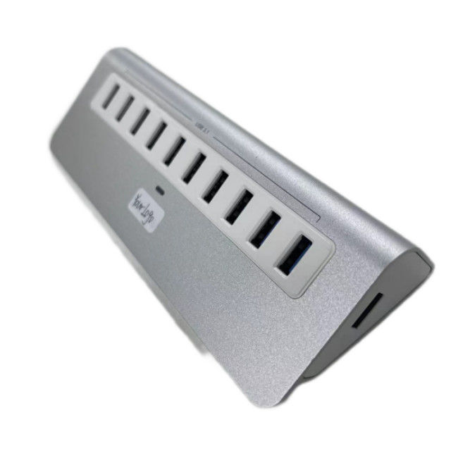 Akıllı Telefon ve Tablet Şarjı İçin 10 Portlu USB A'dan USB C Adaptörü