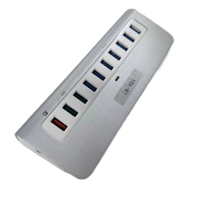 Akıllı Telefon ve Tablet Şarjı İçin 10 Portlu USB A'dan USB C Adaptörü