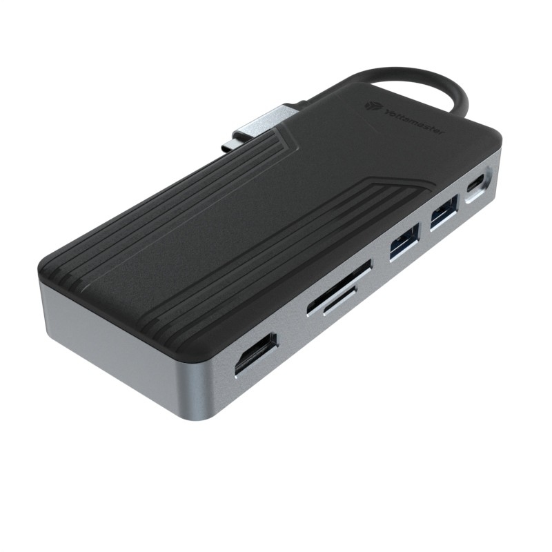 Alüminyum USB C Hub 9 In 1 C Tipi Doklama İstasyonu
