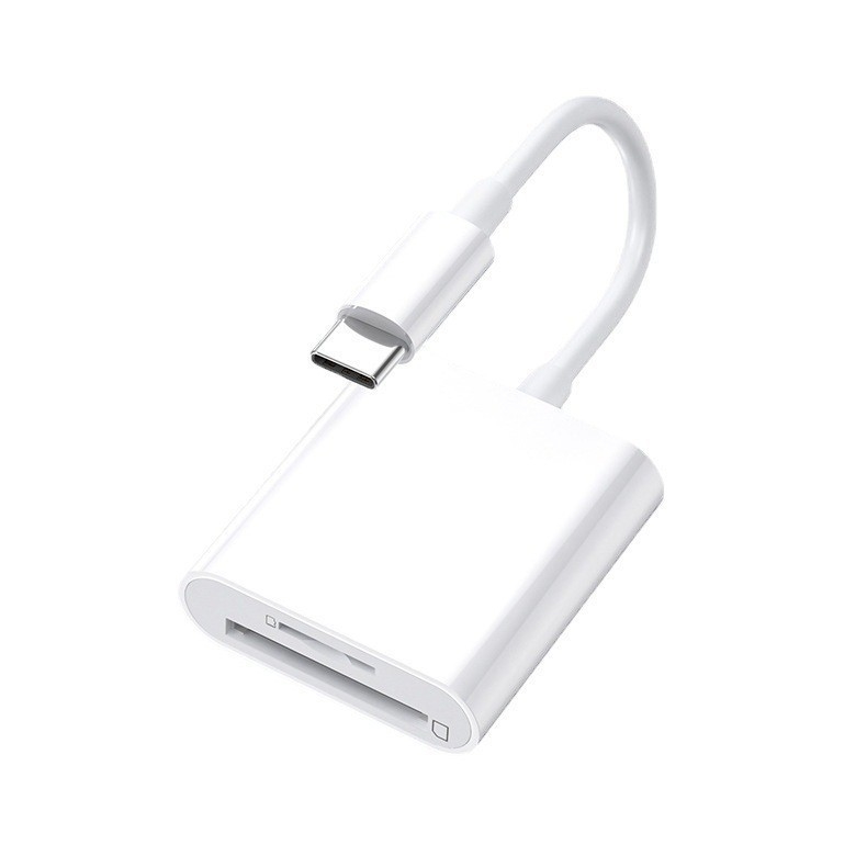 Apple Dış USB C SD Kart Okuyucu Tipi C Kart Kamerası Okuyucu Bellek Kartı Okuyucu Adaptörü