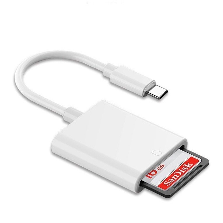 Apple Dış USB C SD Kart Okuyucu Tipi C Kart Kamerası Okuyucu Bellek Kartı Okuyucu Adaptörü