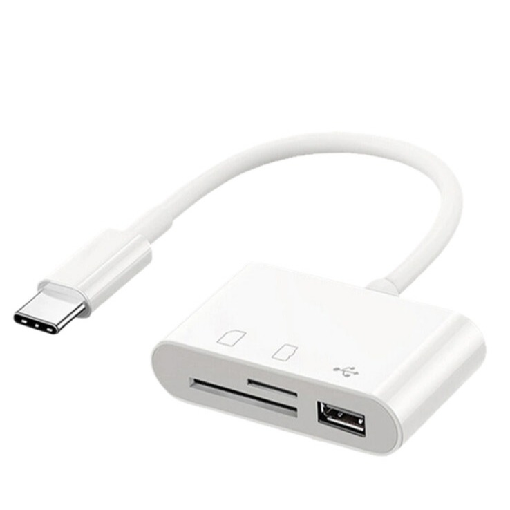 Macbook USB C SD Kart Okuyucu SD Kart Adaptörü Memory Card Okuyucu SD MicroSD ile USB 3 Port Iphone için