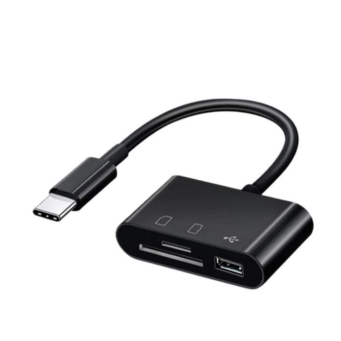 Macbook USB C SD Kart Okuyucu SD Kart Adaptörü Memory Card Okuyucu SD MicroSD ile USB 3 Port Iphone için