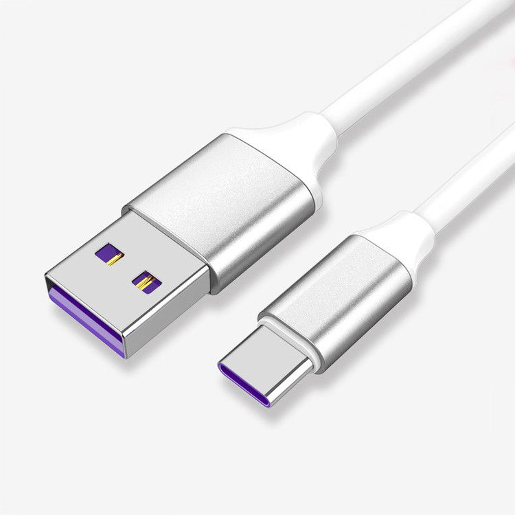 3m 2m Beyaz USB A USB C Hızlı Şarj Kabloları Samsung Galaxy ile Uyumlu