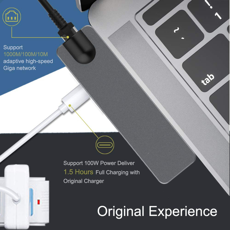 Vga Hub Hdmi USB C Doklama İstasyonu USB C Multi Hub Splitter Concentrator Portable PC Dockstation
