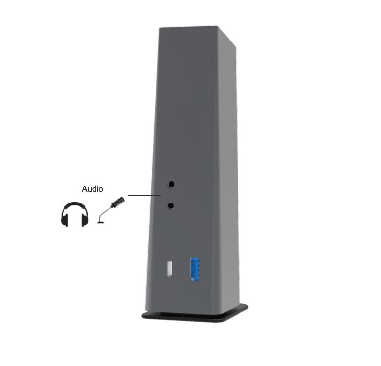 USB C 4k Hdmi Güç Teslimi ile Kargo İstasyonu USB Type-C 4K Ethernet RJ45 Kargo İstasyonu