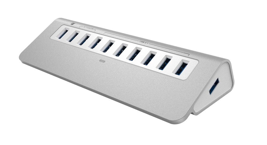 10 In 1 USB C HUB 2.0-4.0 Tip C HUB Multi Splitter OTG Adaptörü Macbook için USB Güç Adaptörü