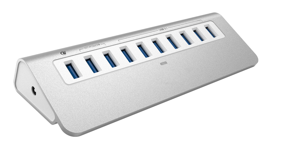 10 In 1 USB C HUB 2.0-4.0 Tip C HUB Multi Splitter OTG Adaptörü Macbook için USB Güç Adaptörü