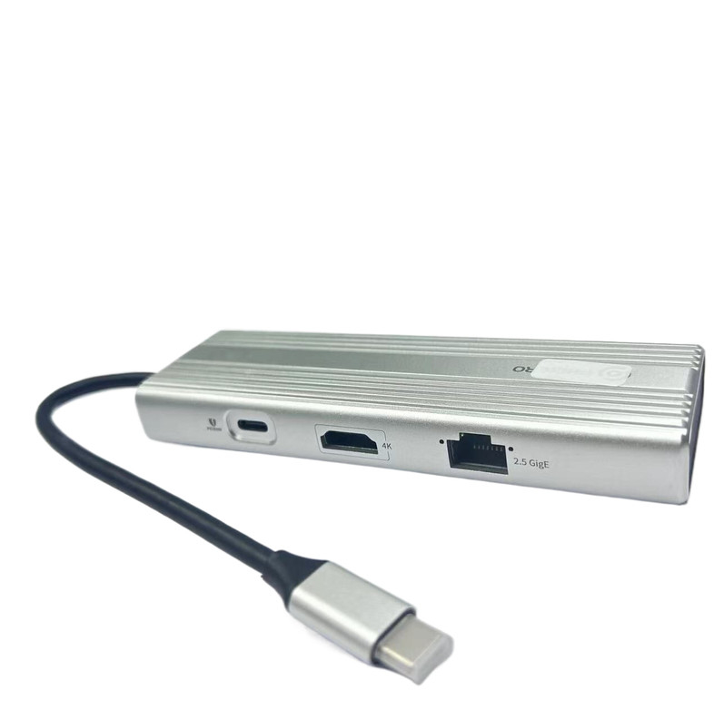 5 Port 5 In 1 USB C Hub Doklama İstasyonu USB-C TO HDMI USB A 3.0 PD 100W