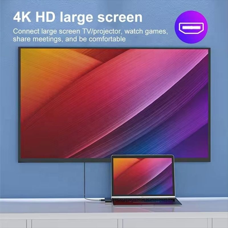 USB C Tipi C HDMI USB 3.0 USB 2.0 SD/TF PD Çıktısı ile 7-In-1 Multiport Dock Hub Adaptörü