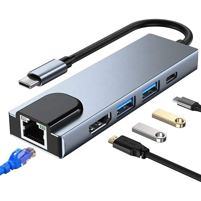 USB C Adaptörü 13 in 1 4K HDMI Hub Tipi C'den HDMI 4K USB 3.0 2.0 PD Şarj Değiştiricisi