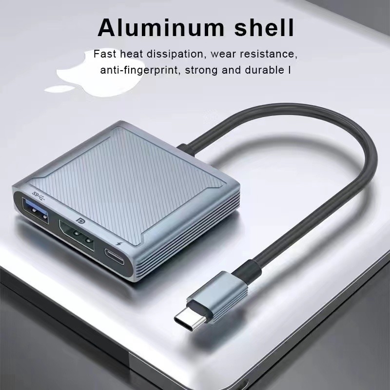 HDMI ve Displayport ile USB C Hub, 100W PD ile 13 In 1 USB C To Displayport Hub