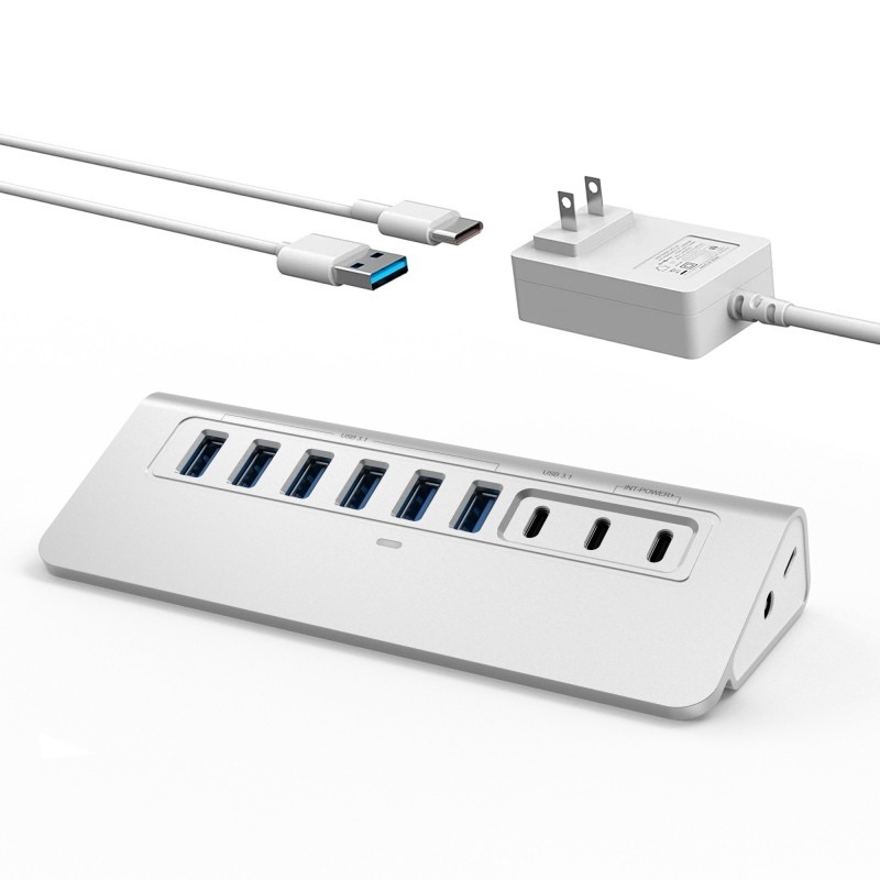 USB Tip C Hub, Tip C Port ve Alüminyum Alaşım Malzemesi