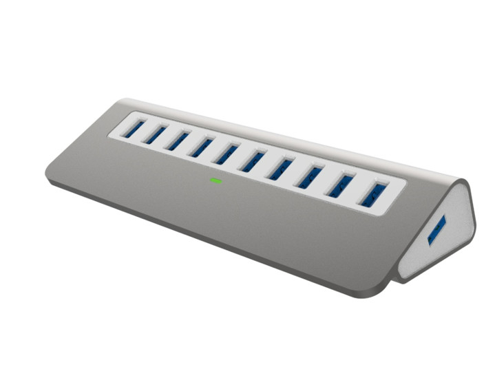 USB 3.1 Arayüzü 4 İçinde 1 Tip C Hub Hızlı Veri Aktarımı için Çoklu Adaptör