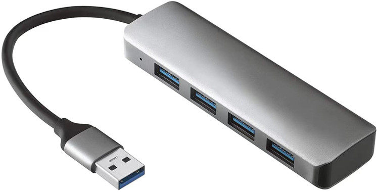 Erkek-Kadın uyumluluğu için USB 3.0'dan 6 Port USB Hub ve 1000Mbps Ethernet Adaptörü