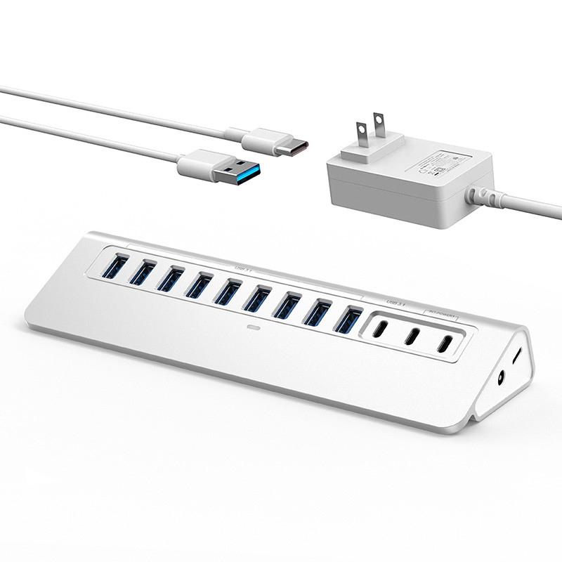 Dizüstü bilgisayar USB C Port Hub USB Yüksek Hızlı 3.1 Hub USB C Şarj Hub