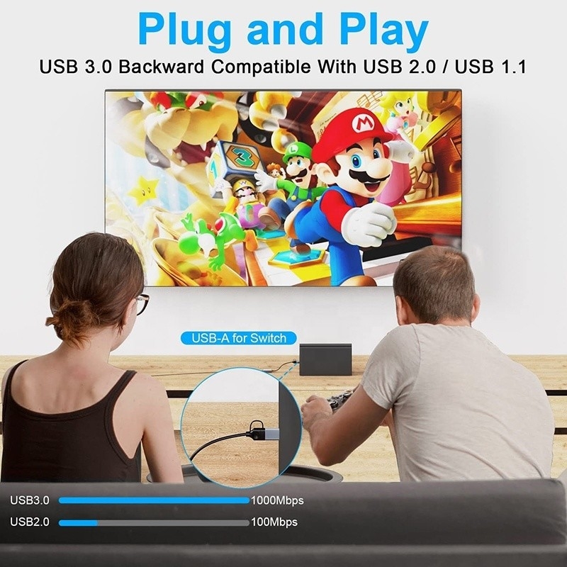 Yüksek talep gören dizüstü bilgisayarlar için USB C Tipi-C'den RJ45 Ethernet Gigabit Lan Adaptörü