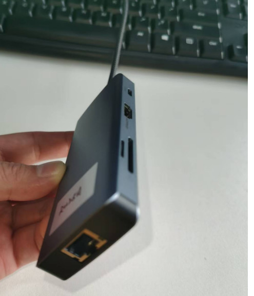 4K HDMI 9 In 1 USB-C Hub ile USB 3.1 Multi Port Docking Station Adaptörü Mac Notebook