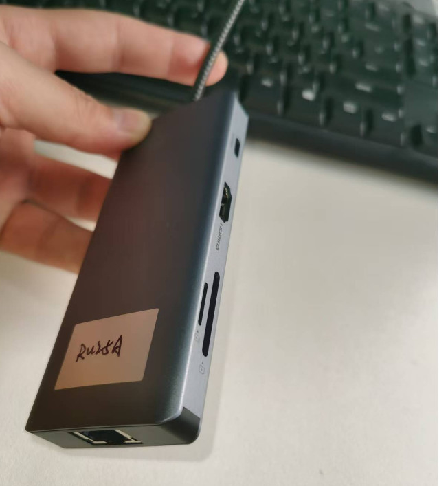 13 In 1 USB C Hub Doklama İstasyonu Çift Ekran Sesli Üçlü Ekran