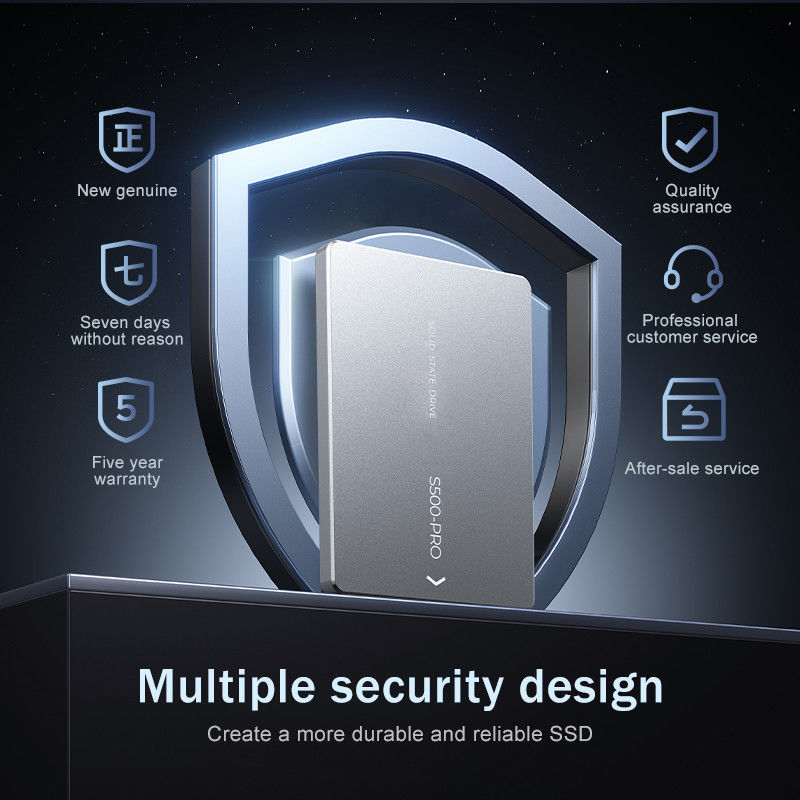 4TB'ye kadar SSD Şok Direnci 350G 0.5ms'de 0°C'den 55°C'ye kadar Şok Direnci