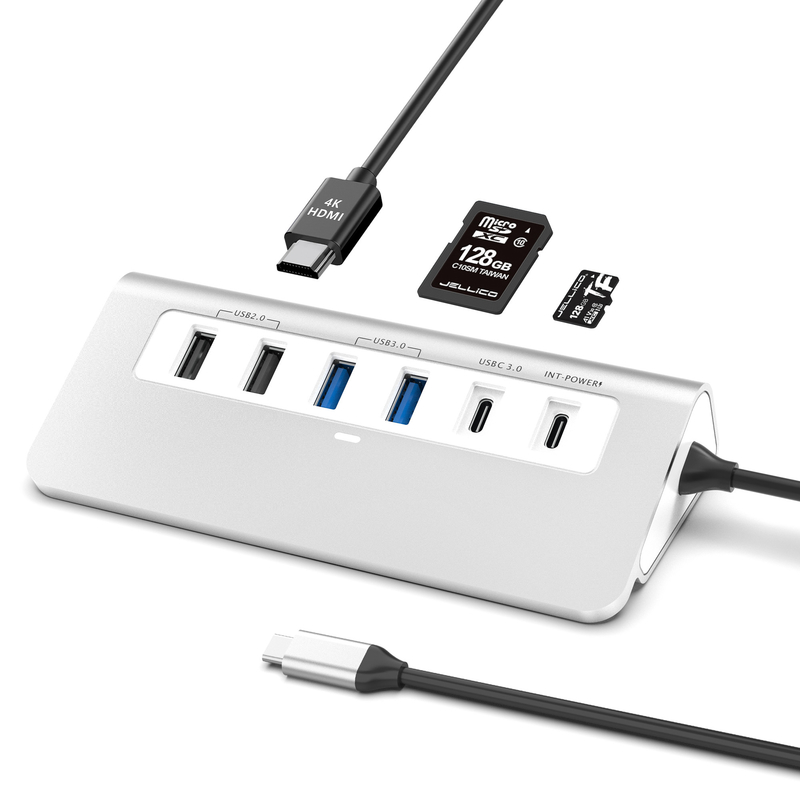 Ek Özellikler Kullanıcı Kılavuzu ve Kompakt Tasarımı İçerilen 9 in 1 USB-C Doklama İstasyonu