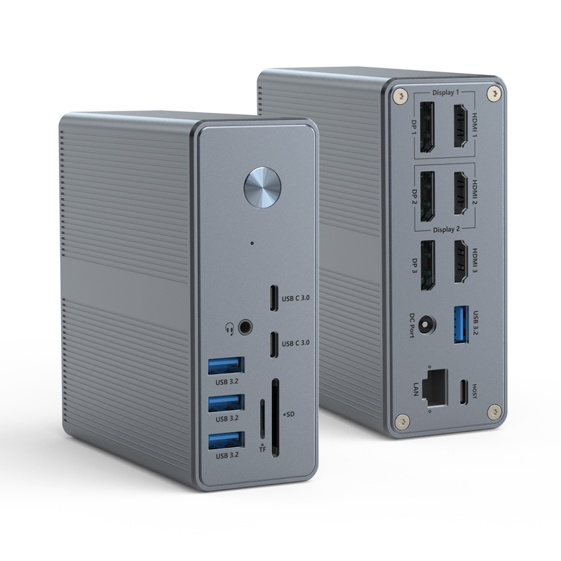 DC36-X1 60Hz/30Hz ekran desteği ve 10Gbps'e kadar veri aktarım hızı ile Thunderbolt Dökleme