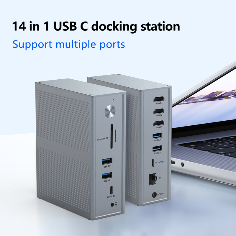 Subosen Güç Kaynağı USB-C PD 100W USB-C Yerleştirme İstasyonu (Hızlı ve Sorunsuz Cihaz Uyumluluğu İçin)