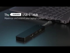 USB C 6 In 1 Multiport Adaptörü HDMI Splittere USB-A 3.1 Type-C Veri Portu 100W PD SD Kart Okuyucu