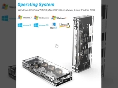 11-in-1 USB-C Hub, Çift HDMI USB 3.0 Ethernet 3.5mm Macbook dizüstü bilgisayarı için ses